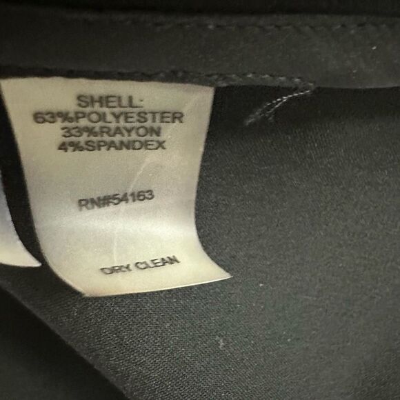 Calvin Klein Women's Size 2X Pleated And Belted Black Overcoat Dressy Shawl Coll - Picture 7 of 12